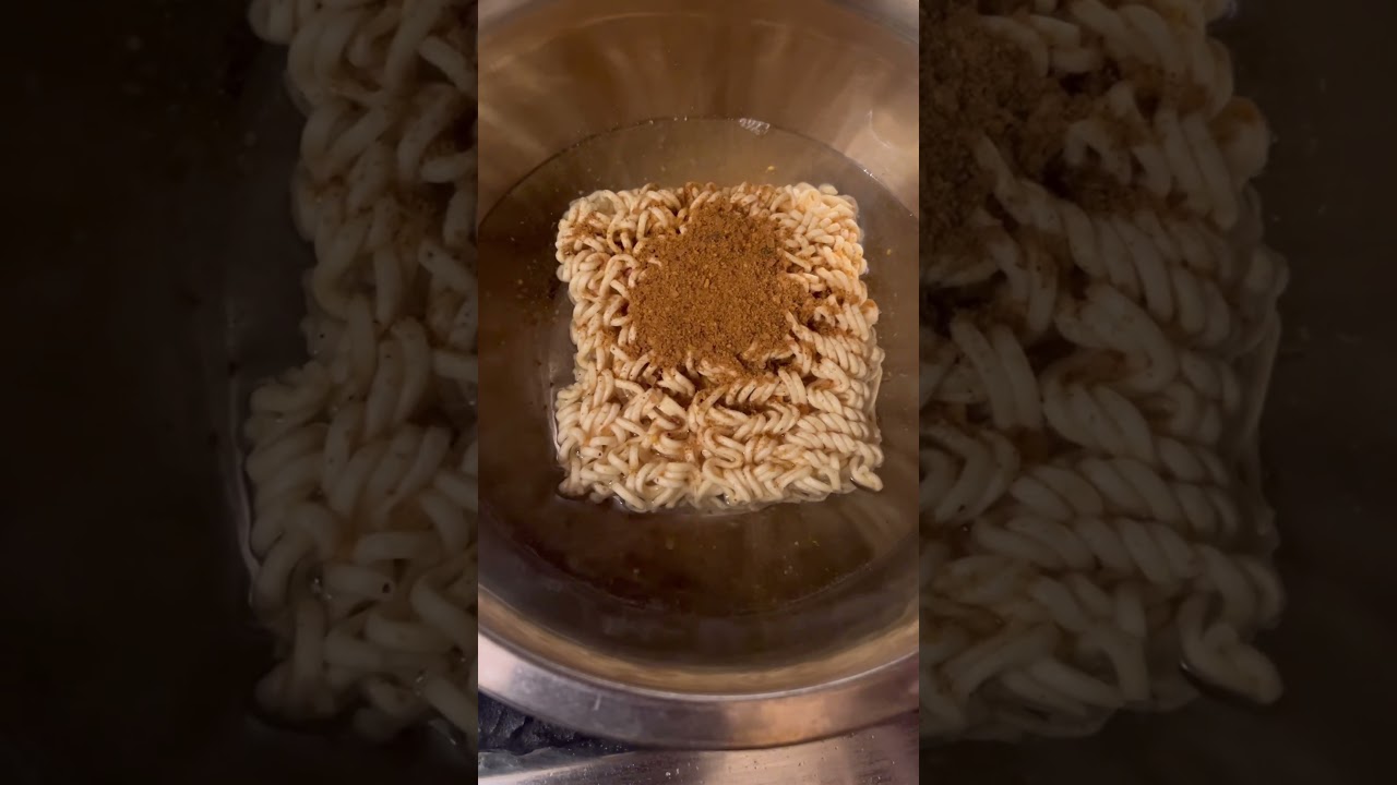 Eating First Crop noodles in the middle of the night 🌚