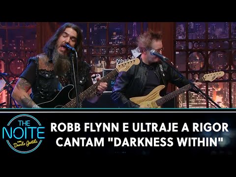 Robb Flynn e Ultraje a Rigor cantam "Darkness Within" - Machine Head | The Noite (23/10/23)