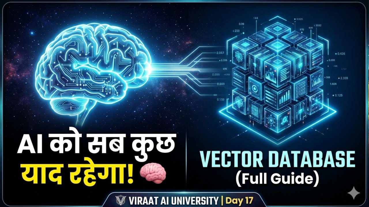AI को सब कुछ याद रहेगा! 🧠 Create AI Memory with Vector Databases (Full ...