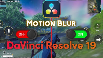 Motion Blur Comparison in DaVinci Resolve Free Version #davinciresolve #videoediting #edit