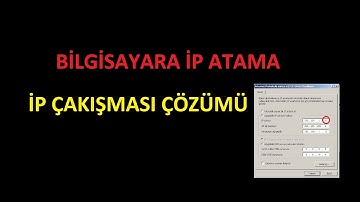İP Çakışması Çözümü- Bilgisayara İP Atama