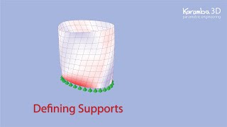 Karamba3D Tidbits #14 - Defining Supports