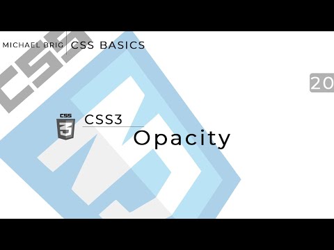 CSS Basics - Opacity