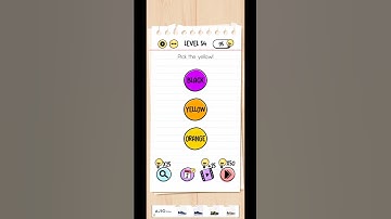 brain test level 54 pick the red colour || GAMES TG 5