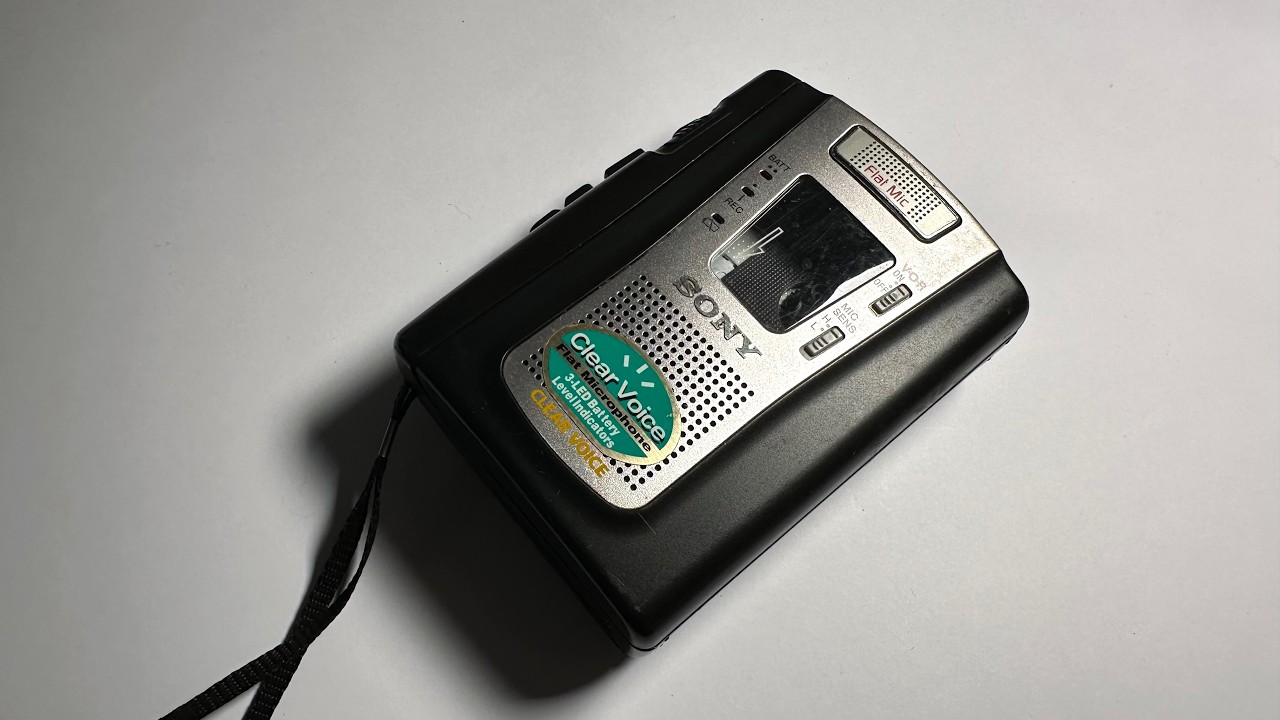 Sony TCM-459V voice recorder - YouTube