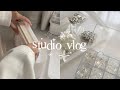 studio vlog #2 | packaging sticker, beads haul, making phone charm