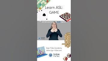 Game in American Sign Language (ASL) // Sign Tribe Academy