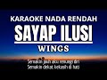 WINGS - Sayap Ilusi (Karaoke Lower Key Nada Rendah -4)