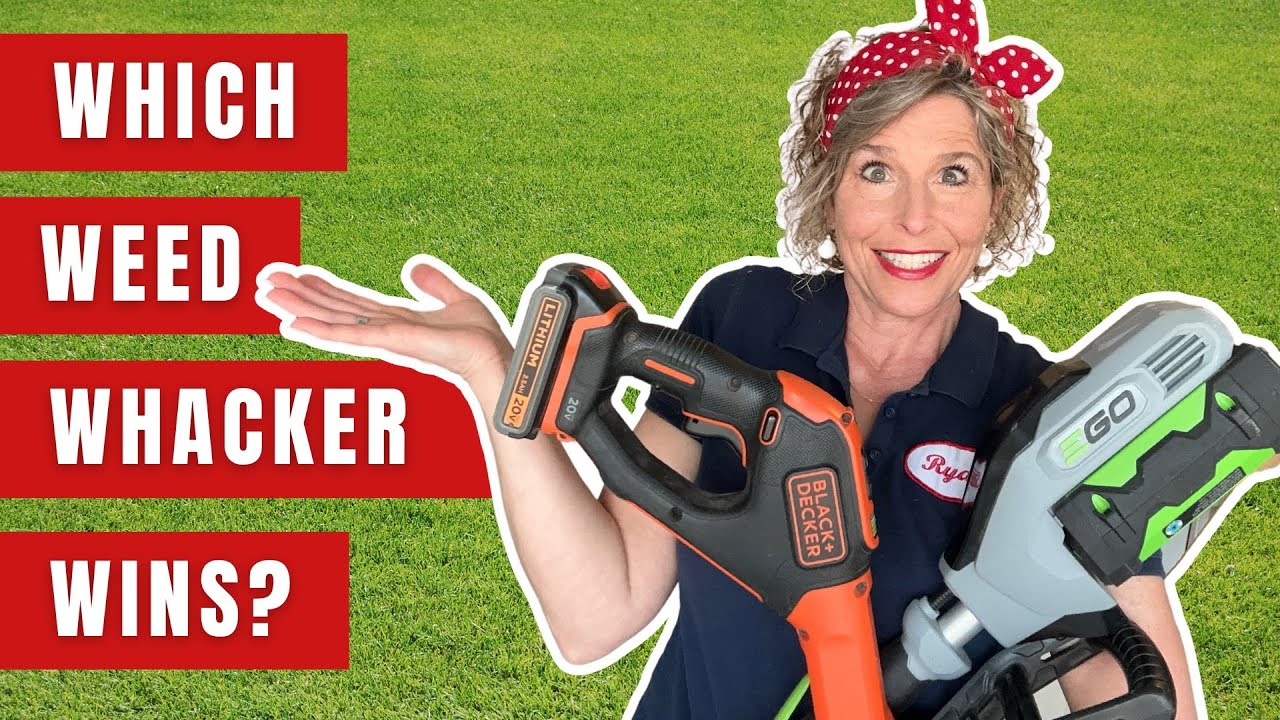 EGO -VS- BLACK & DECKER WEED EATER REVIEW // Learn Which Features