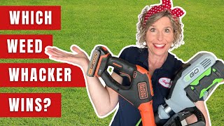 EGO -VS- BLACK & DECKER WEED EATER REVIEW // Learn Which Features are Best Before You Buy!