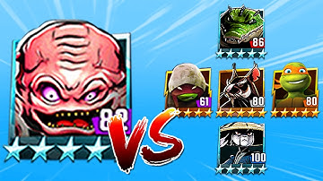 TMNT Legends Usagi, Mikey, Splinter, Leatherhead, Raph Vision Quest VS Krang Classic
