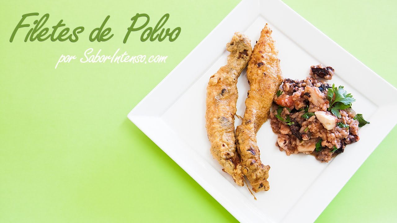 Filetes de Polvo (com o próprio Arroz)