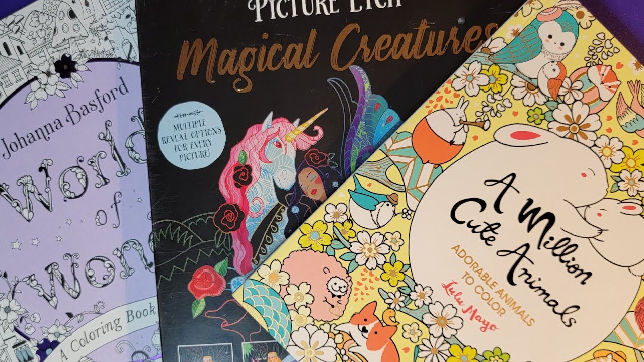 COLORING BOOK FLIP THROUGH 📚 - YouTube