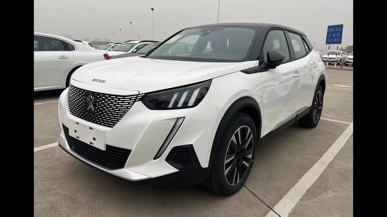Electric car export from China. Peugeot E 2008, 2020 year model, NEDC range 360KM
