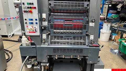 Fully Serviced Heidelberg GTO Z 52 two color offset machine with alcolor dampening for sale   Gab Su