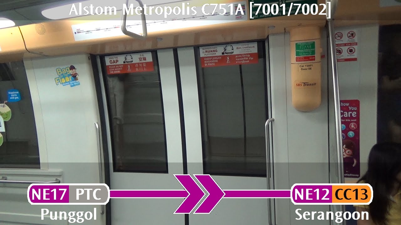 SBS Transit C751A [7001/7002]: Punggol → Serangoon