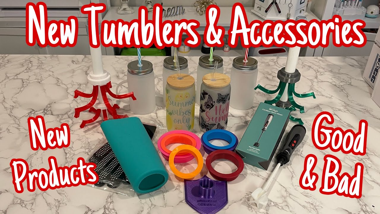 Tumbler Accessories for Epoxy and Sublimation. Do you need these