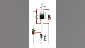 12v bulb flashing circuit // IRF3205 mosfet project #electric #shorts