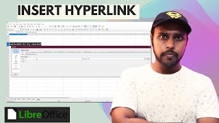 How to insert hyperlink on libreoffice calc | insert hyperlink in libreoffice calc