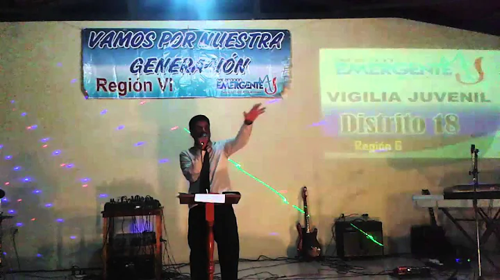 Roberto Vliz en vigilia de jvenes. Distrito 18. R6...