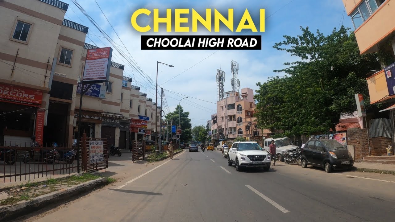 Choolai Chennai 4K | Vepery and Choolai | EVK Sampath Road | Choolai Main Road ...