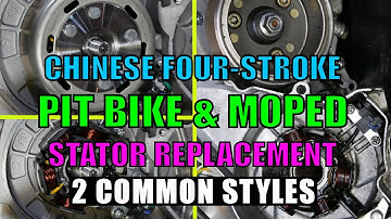How To Replace The Stator On Chinese Pit Bike, Moped, & ATV Four-Stroke 49cc 110cc 125cc 150cc 160cc