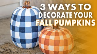 DIY Painted Pumpkins | Pumpkin Painting Ideas