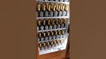 Moet Champagne Vending Machine in Hong Kong Hotel! #shorts