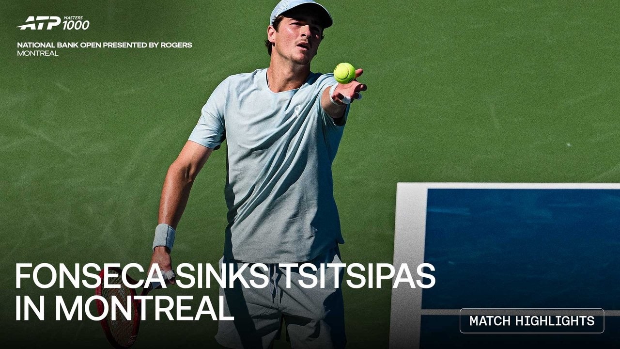 Stefanos Tsitsipas vs Joao Fonseca Highlights | Montreal Masters 2026 Round 2