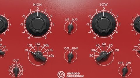 Analog Obsession: MASBAX | Free Equalizer VST AU Plugin | Demo Test