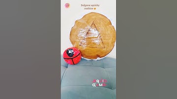 Squid Game Dalgona Jumbo Squishy DIY 🦑 #shorts #squidgame #diy