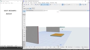 Tutorial Archicad 21 EDIT - RESHAPE - ADJUST