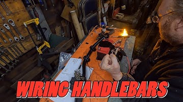 Wiring Handlebars Motogadget Indicators and M Unit Blue