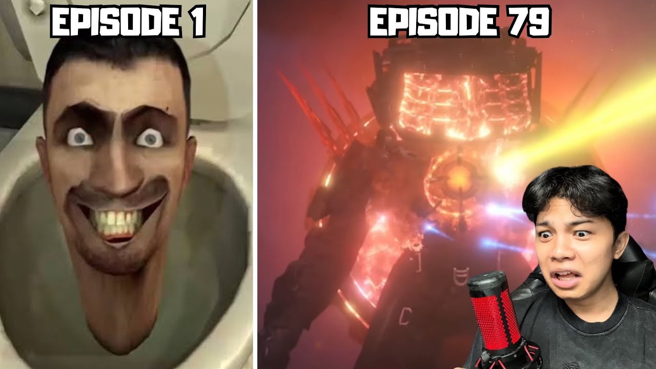 React SKIBIDI TOILET FULL EPISODE 1 - 79