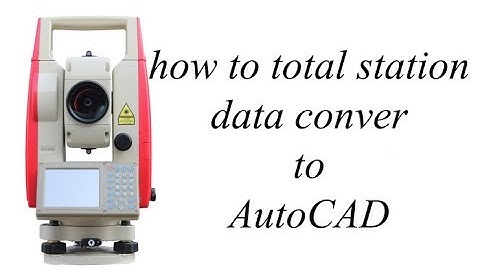 Import Points from excel to Auto cad with SW DTM & Total station data Convert to AutoCAD