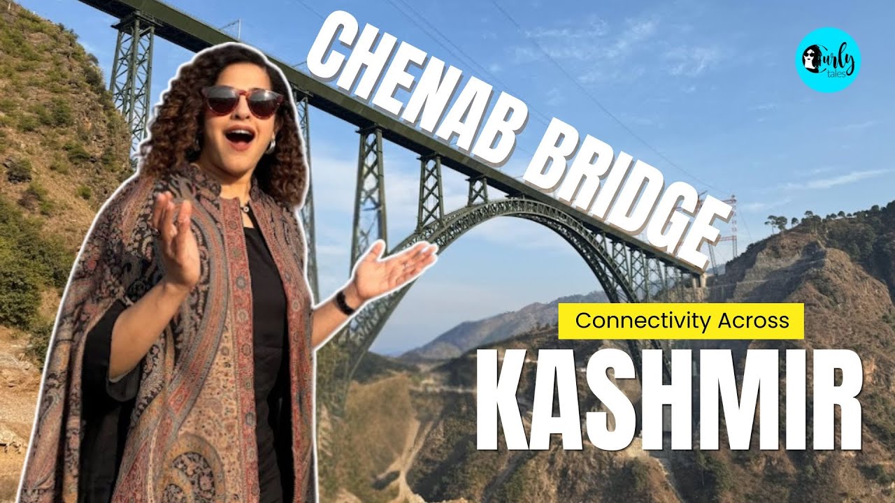 Chenab Bridge: India’s Infrastructural Power Will Take On The World | Curly Tales #clips