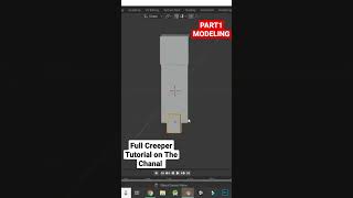 Blender Minecraft Creeper Modeling Tutorial (Part 1).