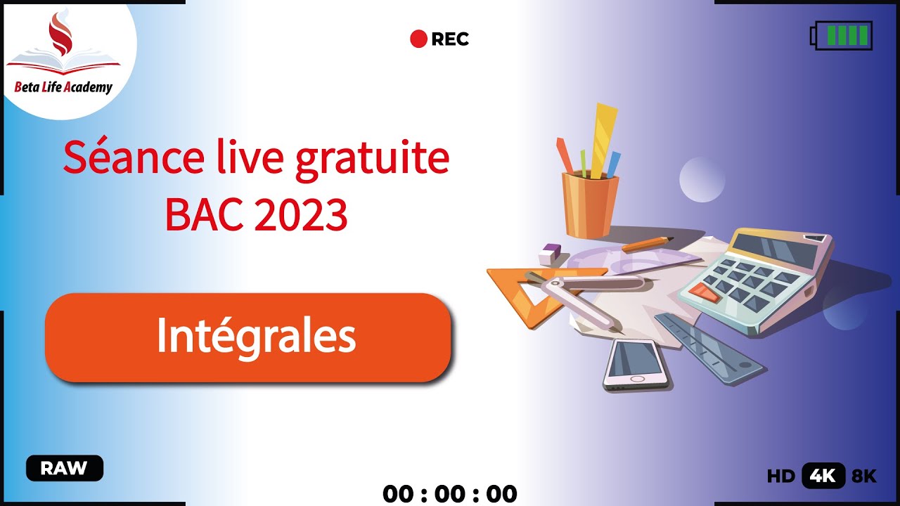 🔴 Rec | Séance Live Math - Les intégrales | BAC 2023