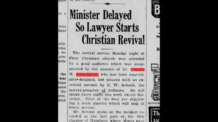 Pastor Doctor Lawyer (Charles M Schoonover) 1919 O...