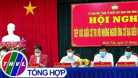 Tiếp xúc cử tri tại huyện Bình Tân