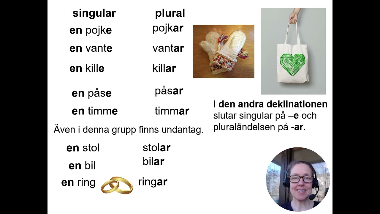 sfigunilla SFI SUBSTANTIV singular och plural