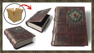 Idéia de CAIXA LIVRO Medieval | Caixa em forma de livro DIY