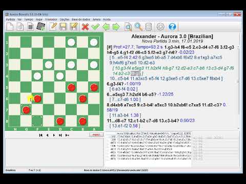 Jogo de Damas: Estudo Aberturas Base de Livros Programa Aurora 