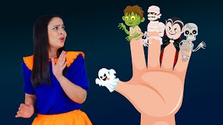 Zombie Finger Family | Zombie, Mummy, Vampire, Skeleton and Ghost | Kids Funny Songs