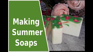 Making Soap, Cold Process. Мыло с нуля. &quot;Цветочная поляна&quot;. Холодный способ.
