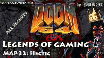 Doom 64 EX (100% walkthrough) by MaLIce - Map 32