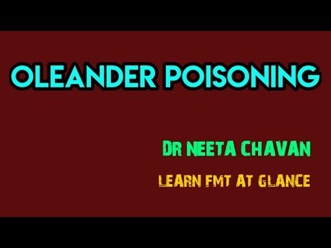 Video: Oleander En Zijn Giftige Betovering