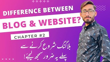 Difference Between Website and Blog | Blogging Full Course | Lec # 2 | LWZ