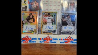 Best 2021 Bowman Draft Jumbo Break so far!! 3 Nice Autos! Stacked box!