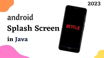 Splash Screen in Android Studio (Step-by-Step) | Splash Screen Tutorial